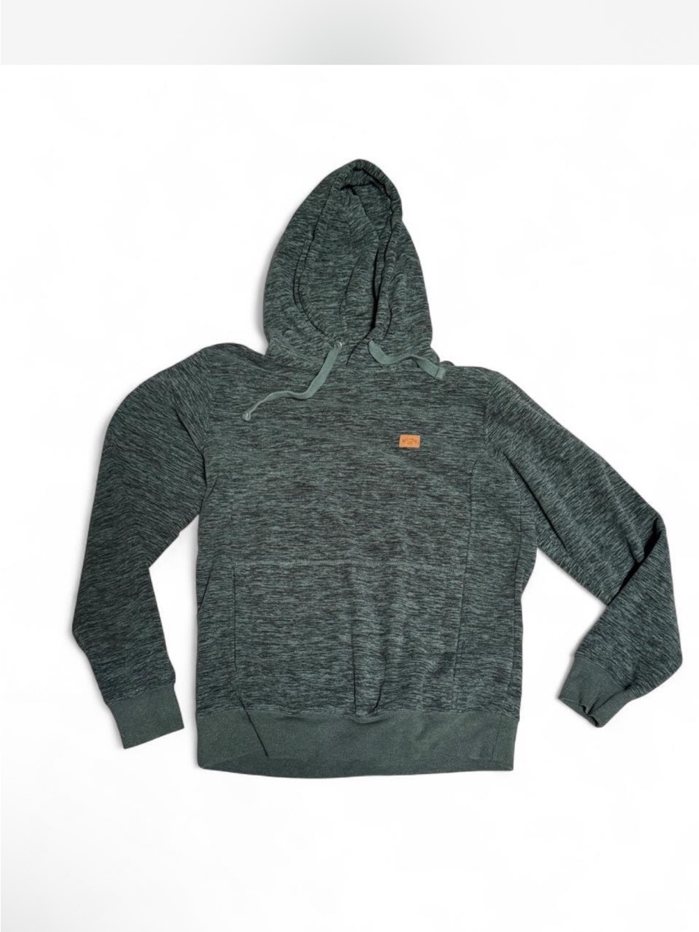 Billabong Dark Green Marled Hooded Sweatshirt